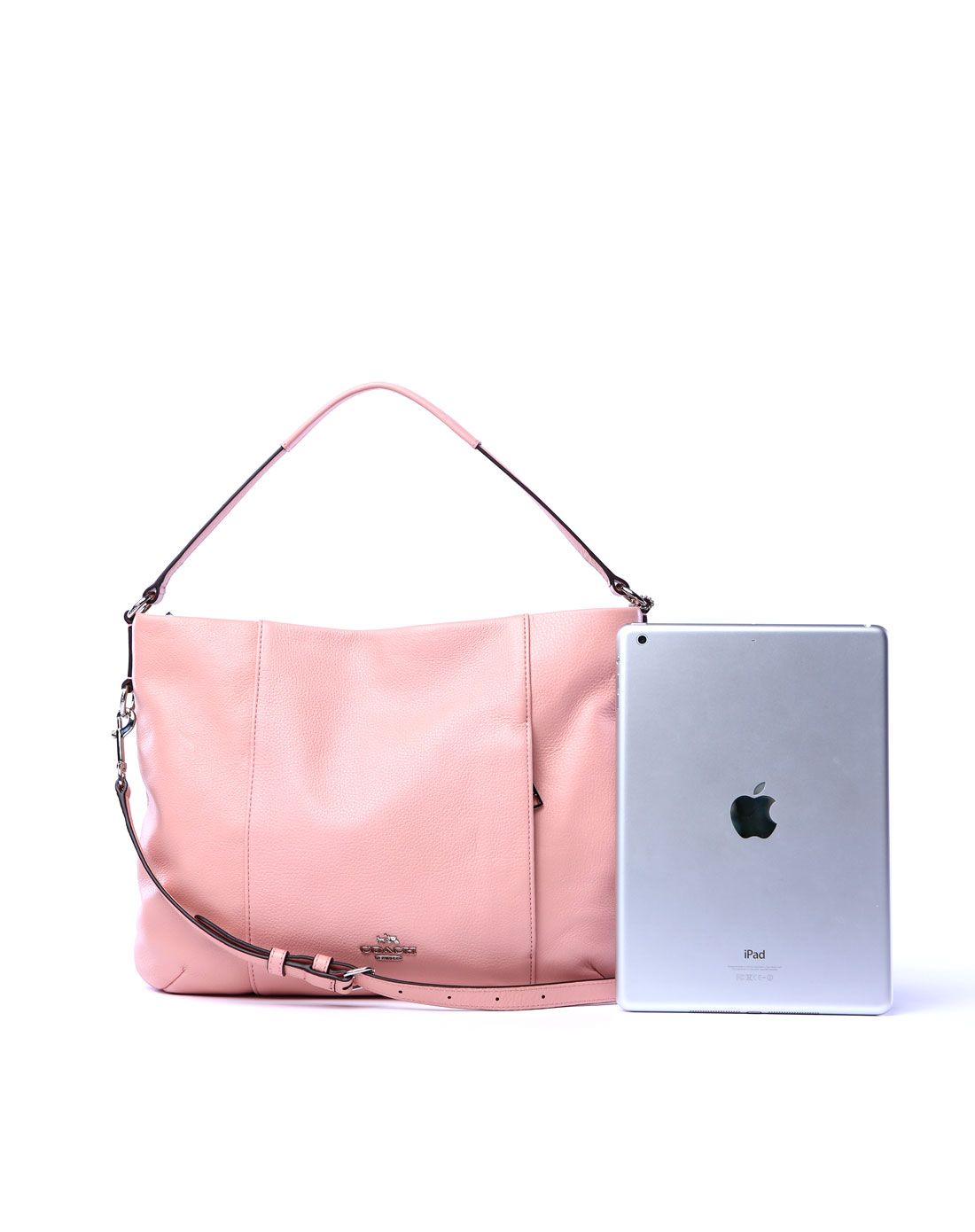 coach包包皮具专场coach女士纯皮粉色单肩斜挎包35809 sv/b5_唯品会