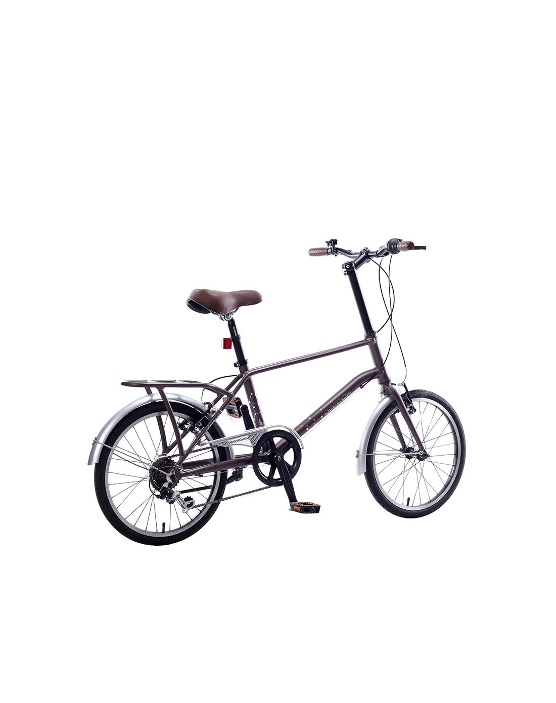 捷马gamma自行车专场直发货清逸20寸 中性款咖啡色城市车 铝架7速gmc