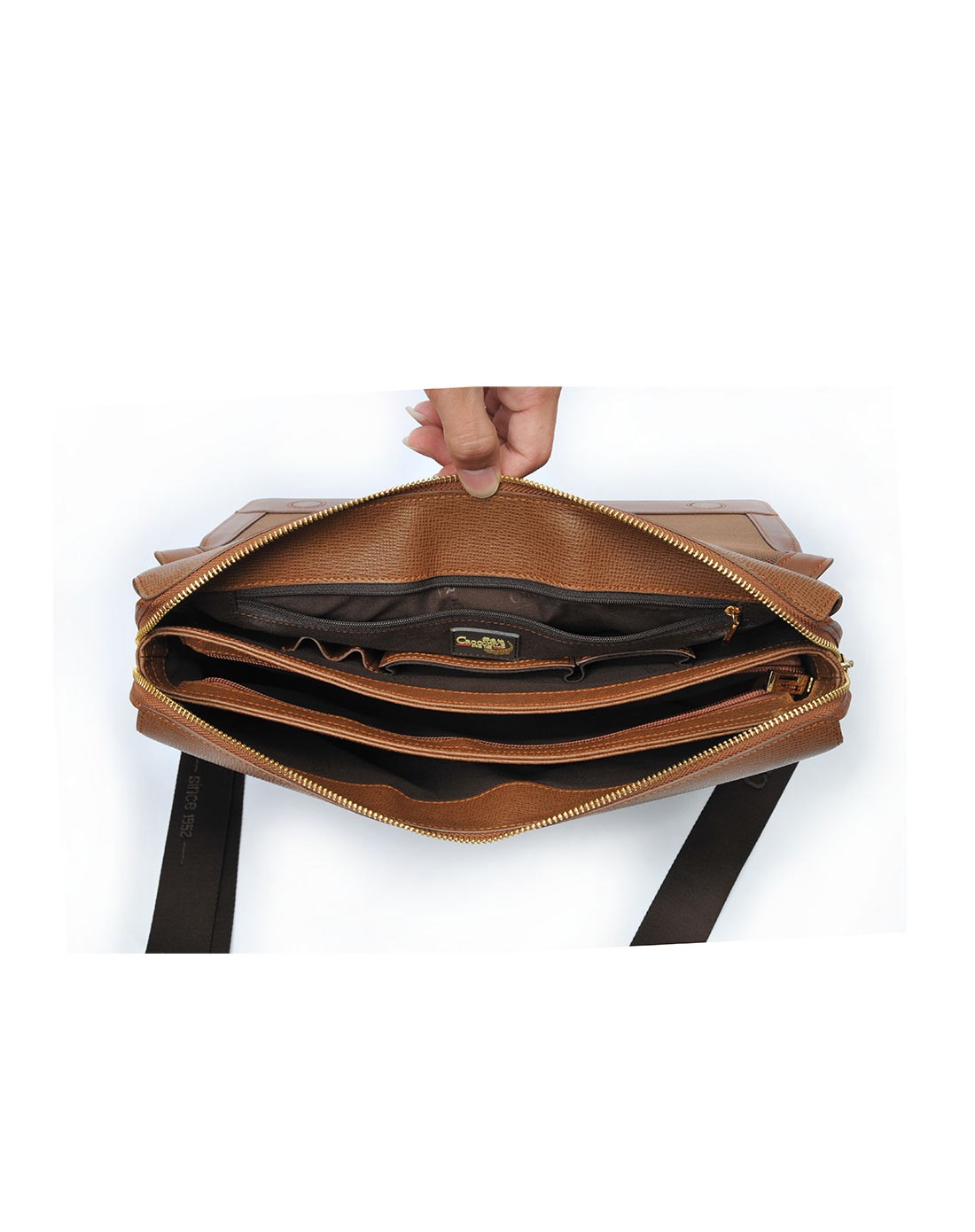 鳄鱼恤crocodile男女包男款啡色单肩斜挎定型包11211005_唯品会