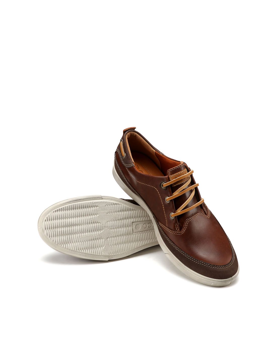 男款摩卡色简约百搭系带休闲鞋