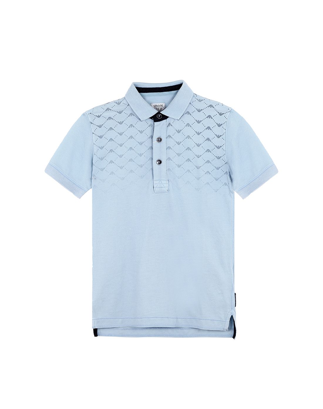 armani junior &diesel迪素意大利时尚男童蓝色短袖t恤axv2m50an3a