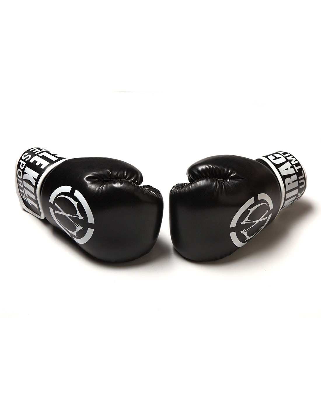 新款潮牌死亡奇迹logo印花黑色拳击手套