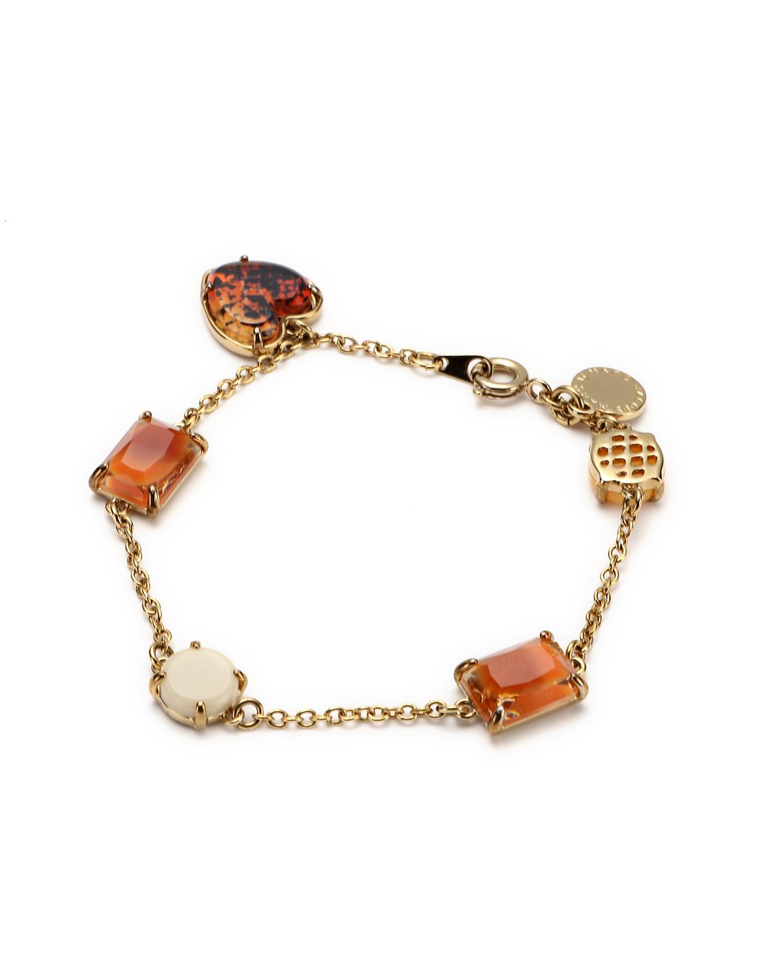 marc by marc jacobs女款金色优雅吊饰手链