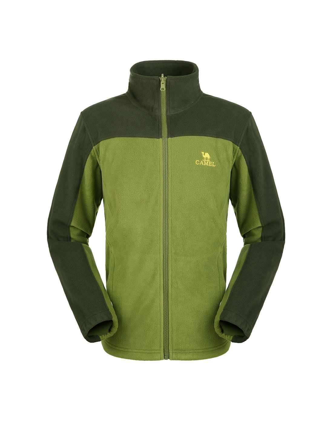 保暖抓绒三合一 男款军绿/森林绿冲锋衣