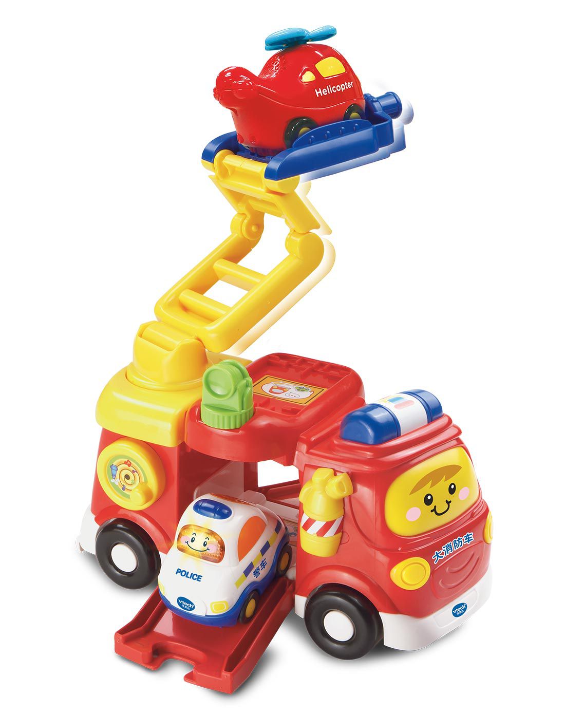 伟易达vtech 神奇轨道车 大消防车