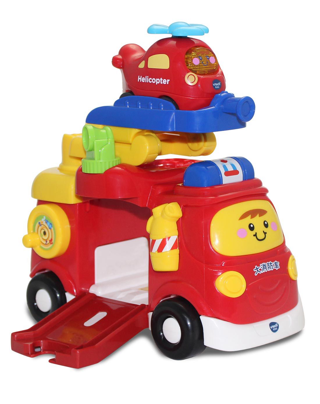 伟易达vtech 神奇轨道车 大消防车
