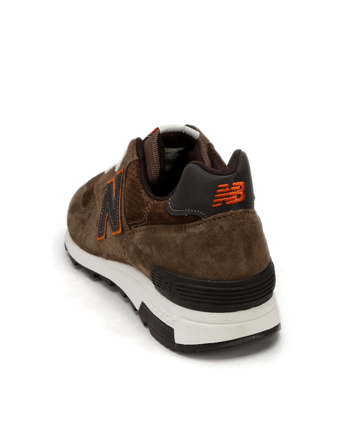 美产nb1400 中性款深卡其色运动休闲鞋 透气复古