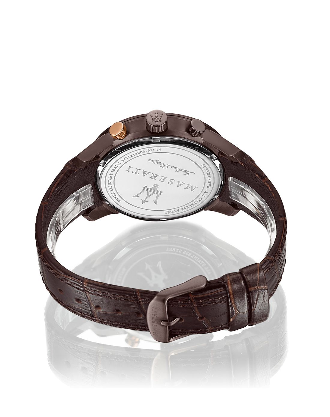 maserati tempo玛莎拉蒂棕色时尚男士石英表r8871610003