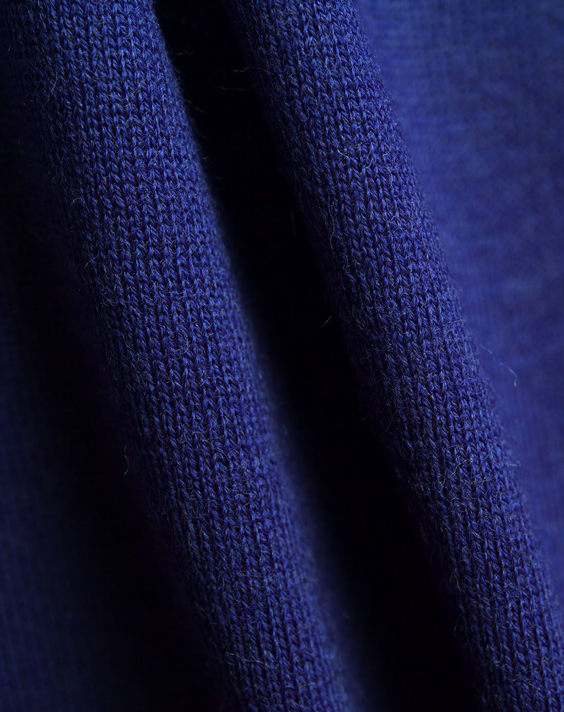 蓝标标准版型蓝色可机洗纯羊毛商务针织