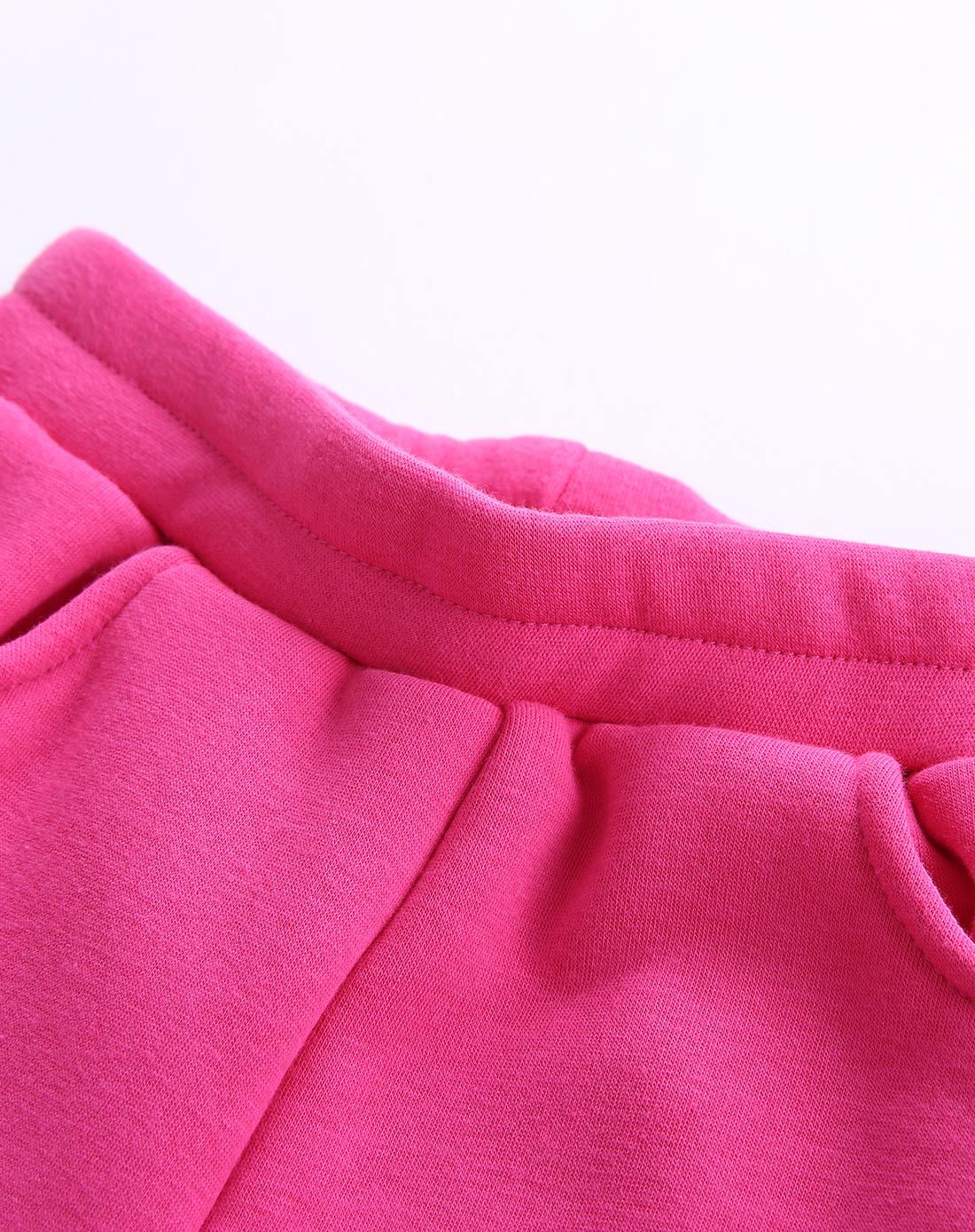 女童樱红色珍珠装饰不倒绒打底裤