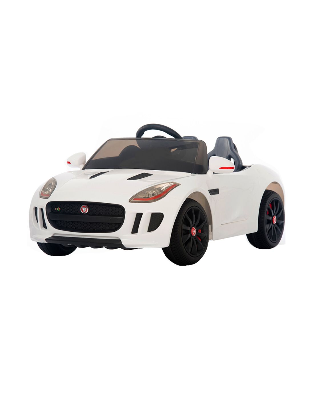 栋马捷豹dmd-218四轮可坐电动童车2.4g 白色