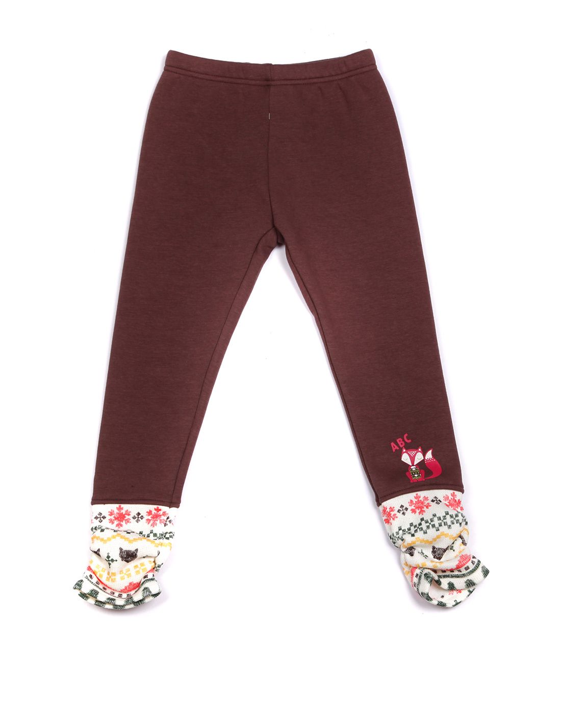 女童装可可豆色针织打底裤【110-160码】