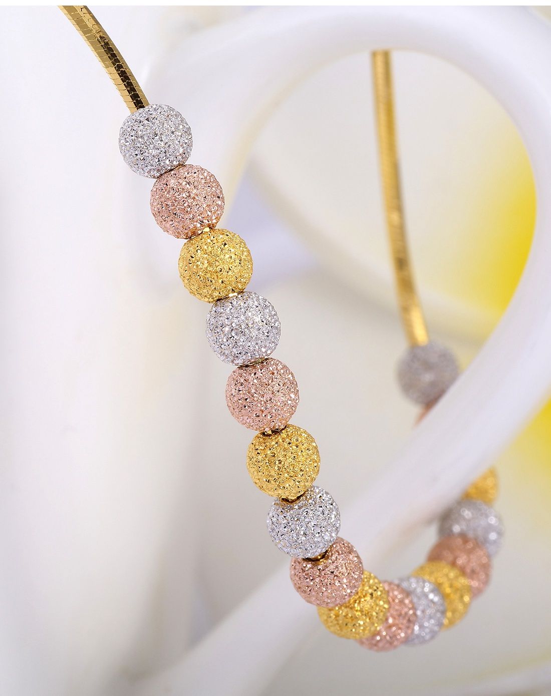 > 足金彩金凤彩套链系列 七彩奇遇 15.78克