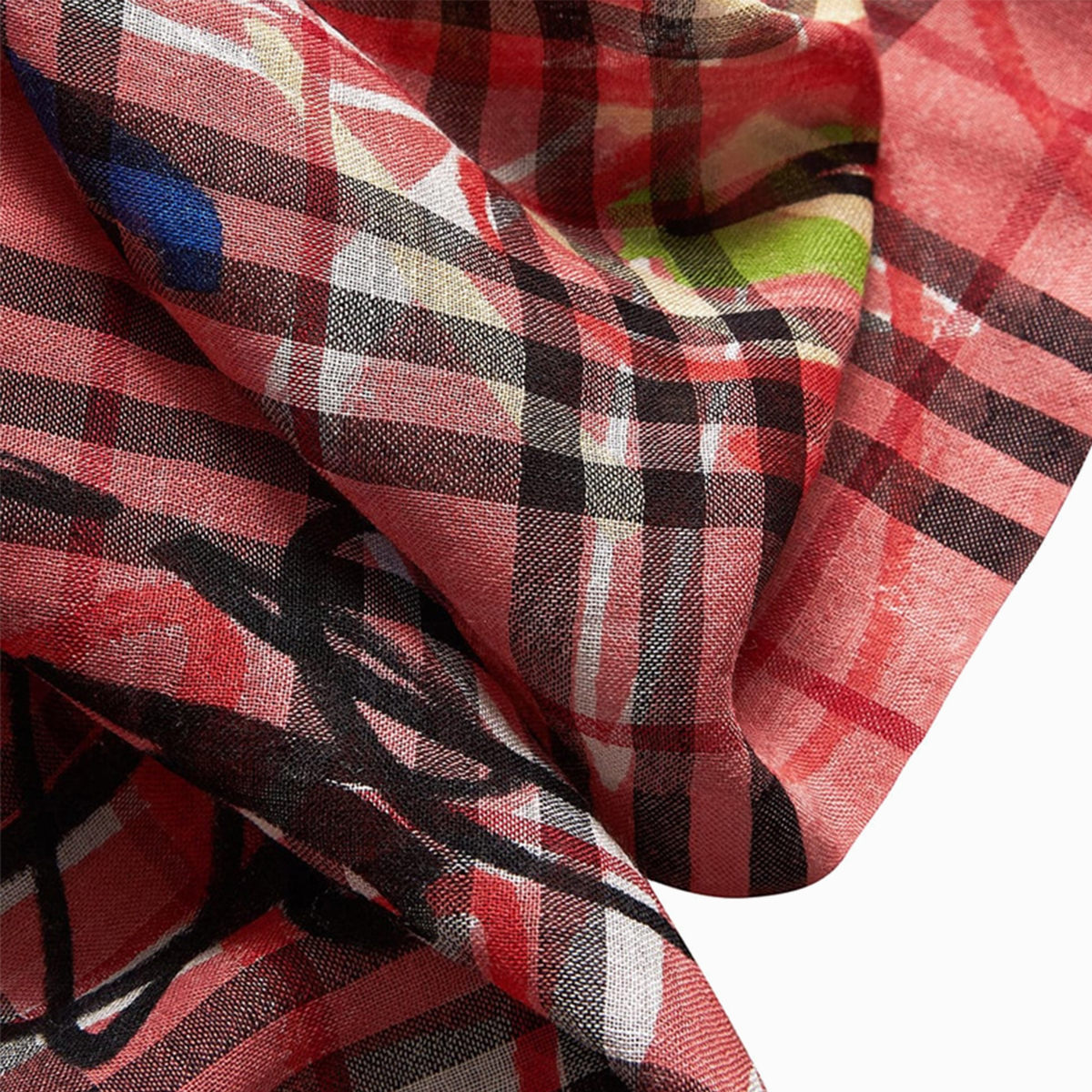 burberry 巴宝莉 女士粉红色真丝羊毛围巾 4075813