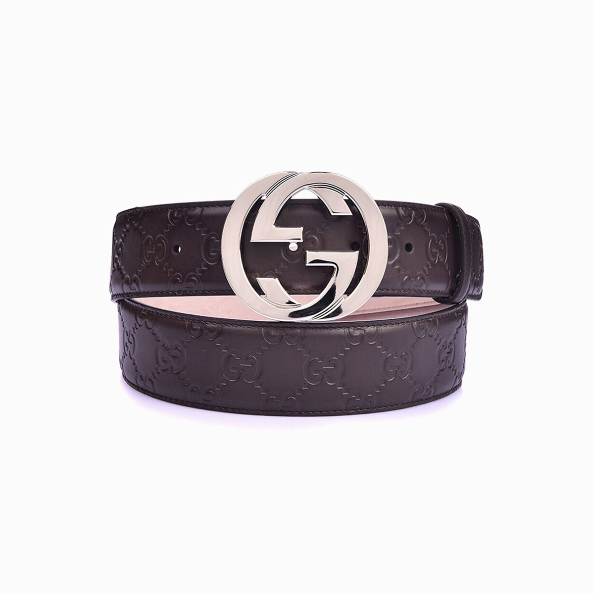 gucci 古驰 棕色牛皮男士腰带 411924-cwc1n-2140