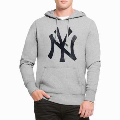 47brand mlb 纽约洋基队logo连帽卫衣