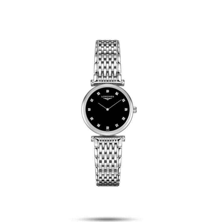 Longines 浪琴 嘉岚简约小表盘百搭钢带女士石英手表 In Metallic