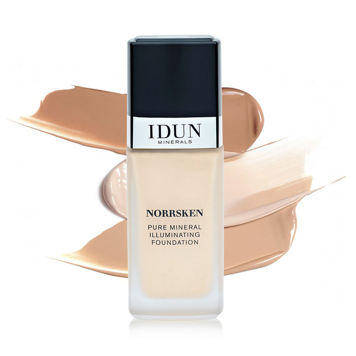 idun"北极之光"通透无瑕美肌保湿粉底液jorunn瓷白