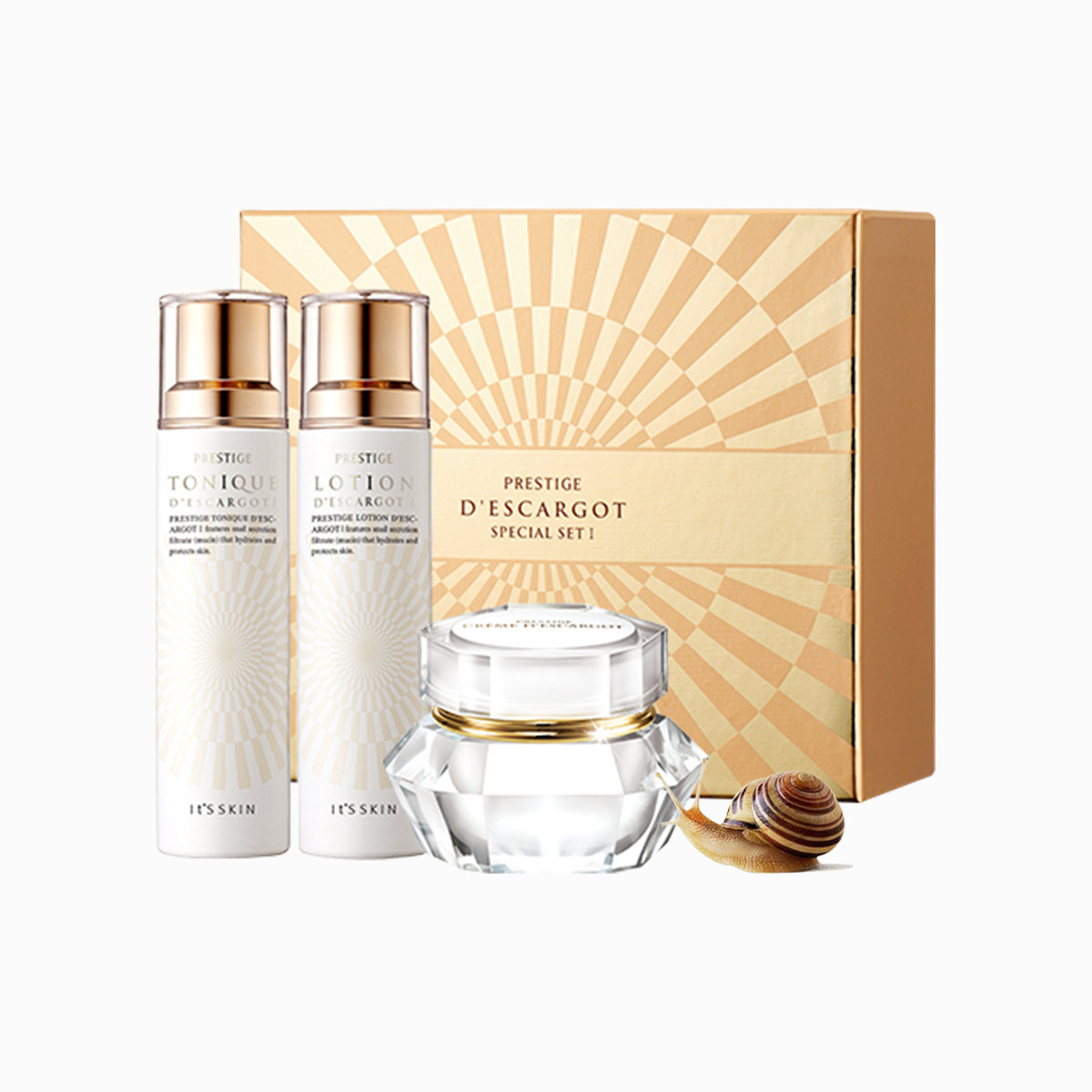 韩国it°s skin伊思护肤品专场it°s skin伊思晶钻蜗牛套盒清爽型