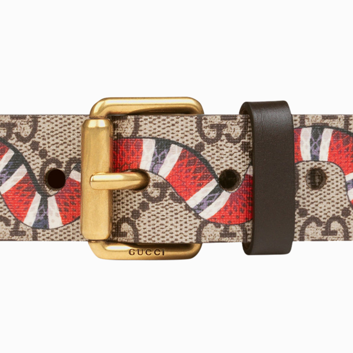 古驰gucci 古驰男士经典印花皮带434520-k5o1t_唯品会