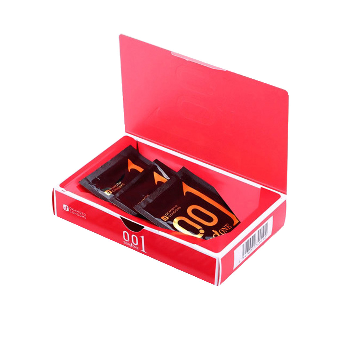 冈本okamoto 001系列超薄避孕套3只/盒 共2盒