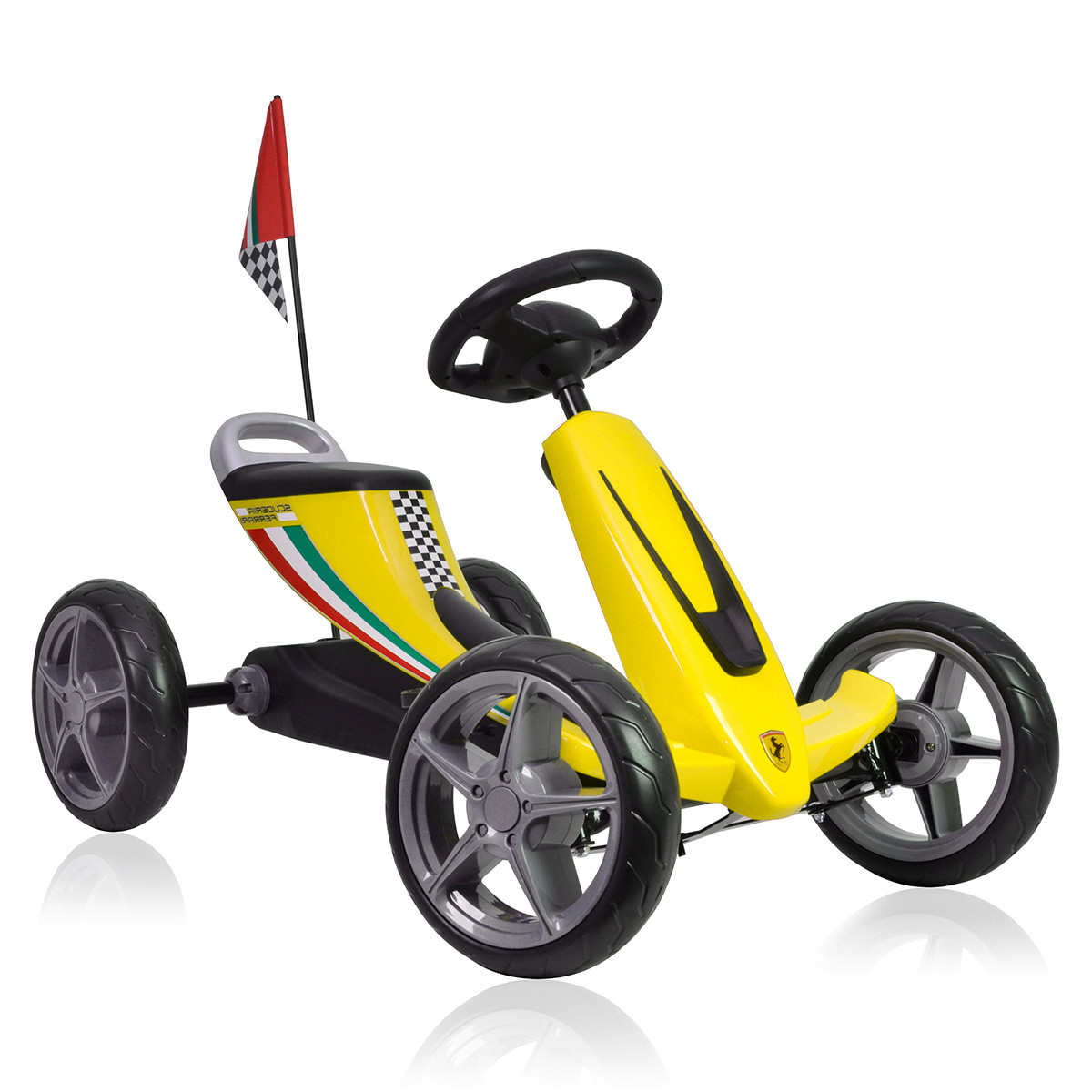 智乐堡 chi lok bo法拉利儿童卡丁车(官方授权)儿童四轮脚踏车 运动