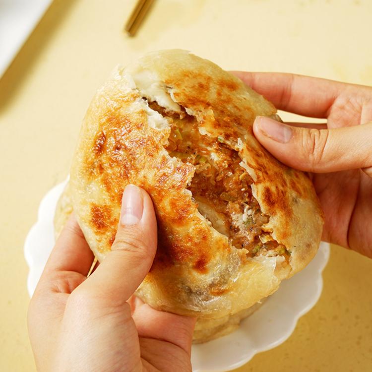 大希地 牛肉馅饼儿童营养早餐速食520g/袋多规格半成品营养早饭手抓饼
