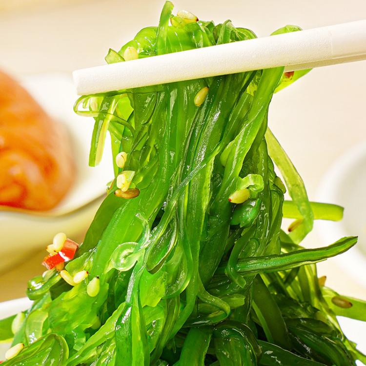 大希地 开袋即食低脂裙带菜丝海带丝中华海草办公室零食凉拌菜寿司4/8袋