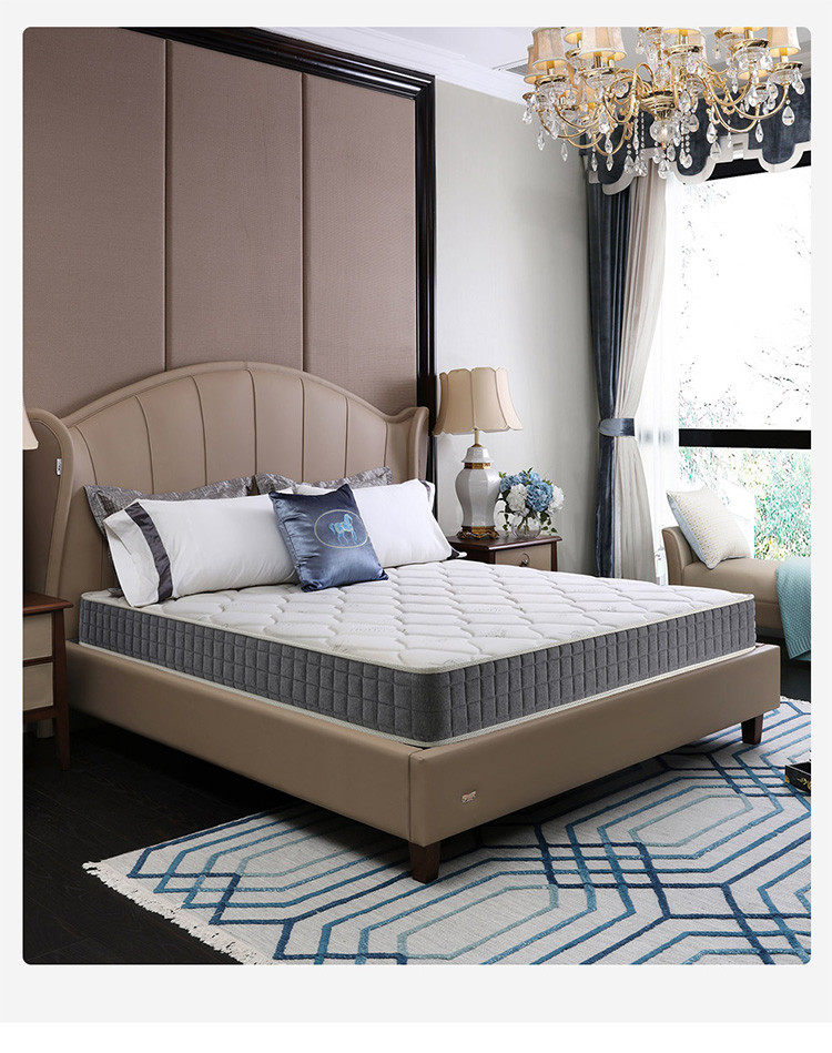 欧式乳胶床垫 软硬两用椰棕席梦思弹簧床垫 格伦