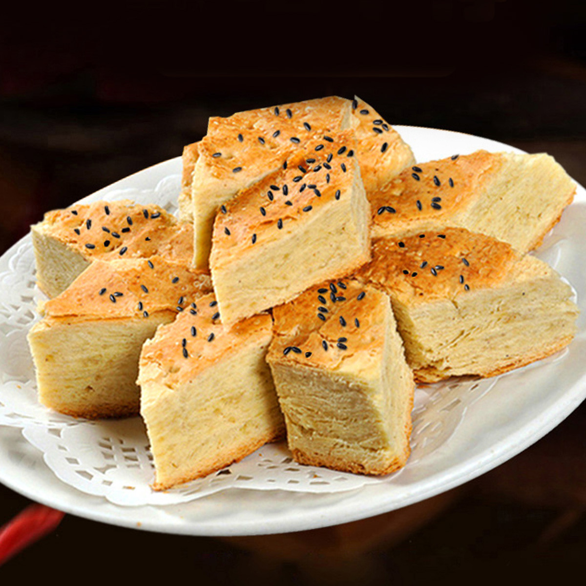 油酥锅盔450g*2 锅盔饼子大饼糕点陕西馍馍点心烧饼