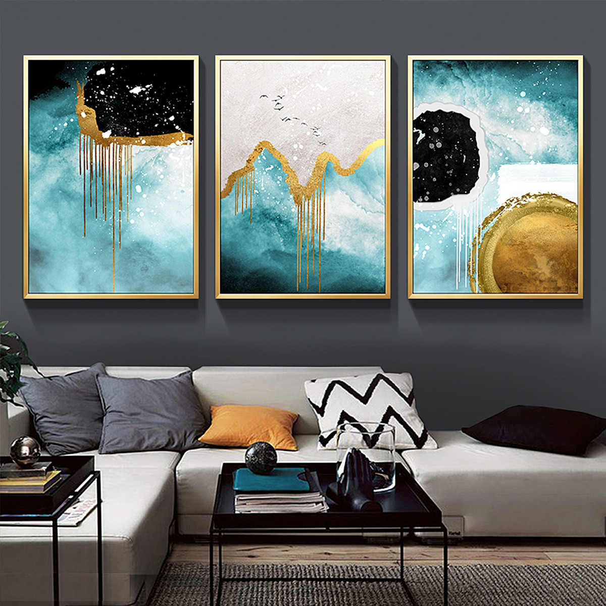 现代简约装饰画客厅沙发背景墙画玄关走廊壁画餐厅挂画抽象艺术画