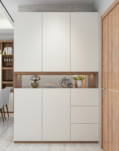 定制金 索菲亚现代简约全屋组合 入户柜定制玄关家具客厅柜定做