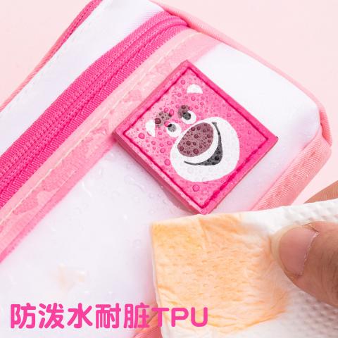 迪士尼 文具盒笔袋多分层收纳大容量小学生简约透明多功能铅笔盒 图片 5