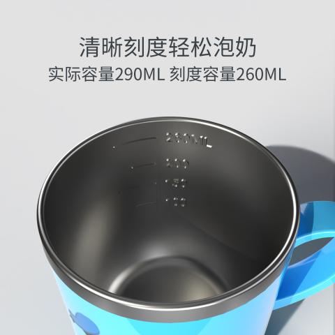迪士尼 260ML刻度不锈钢内胆儿童早餐牛奶杯幼儿园宝宝泡奶饮水杯子 图片 3