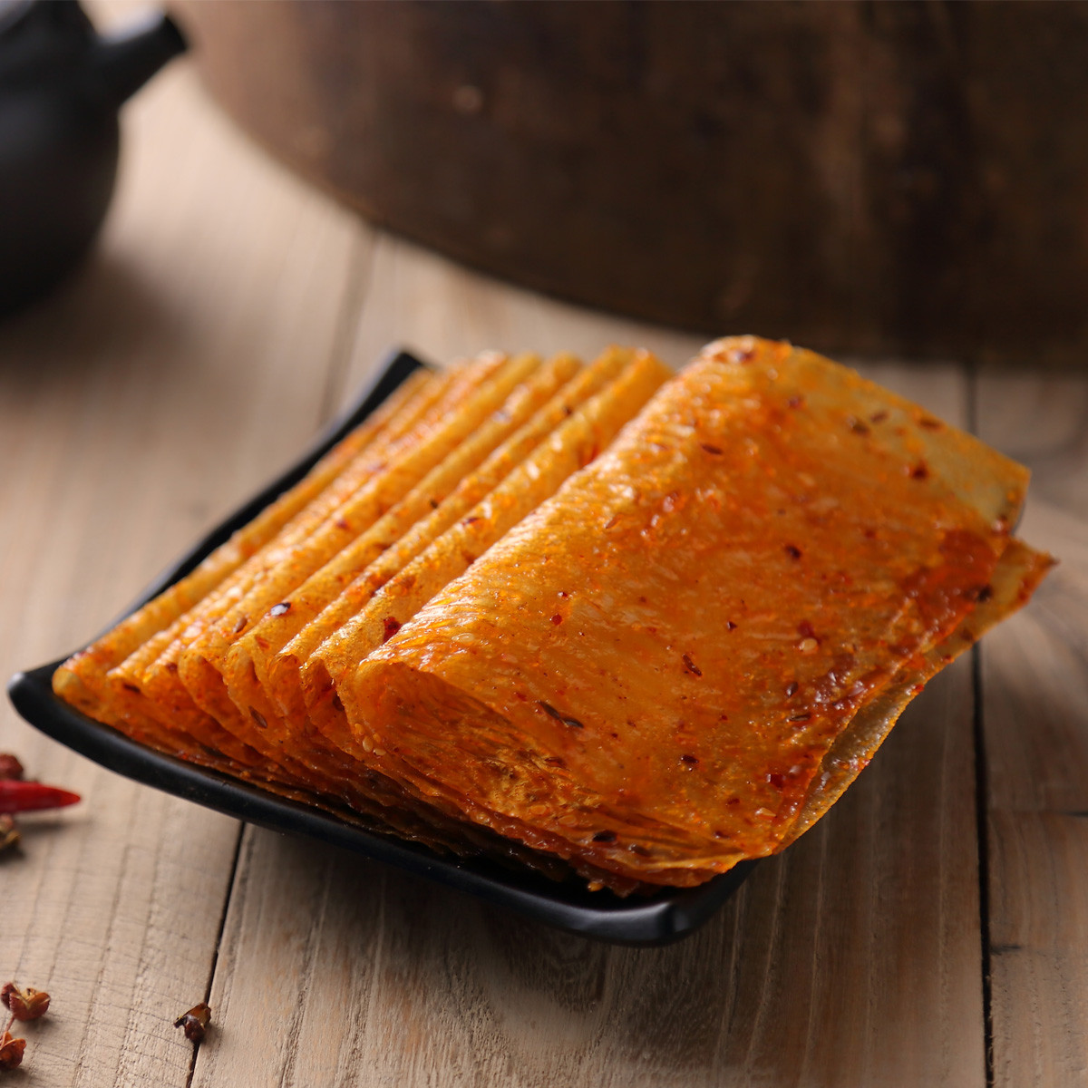 味滋源老式大辣片200gx5袋 经典老式怀旧儿时手撕辣皮辣条豆皮香辣