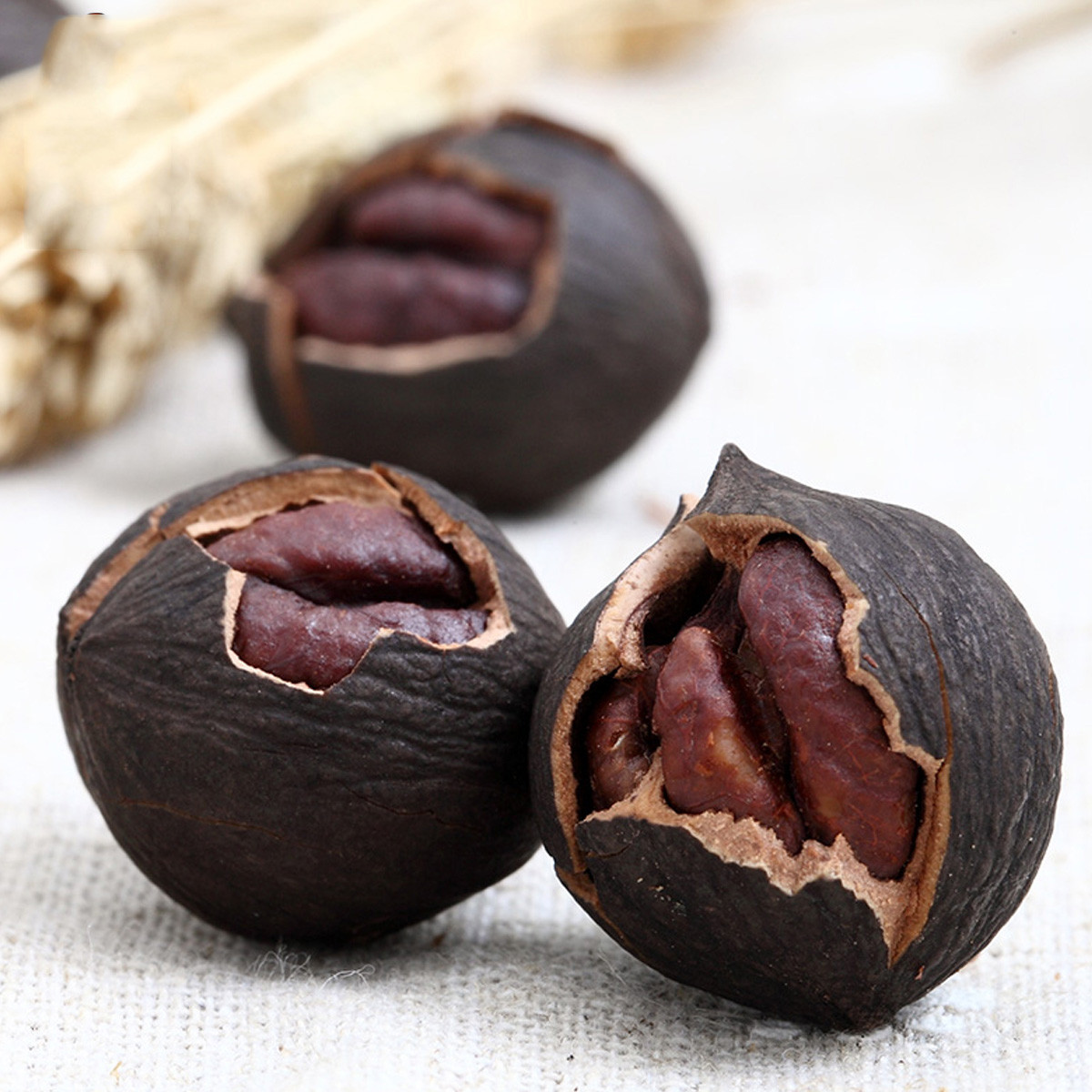 黑珍珠山核桃120gx2袋 手剥山核桃坚果年货特产零食品