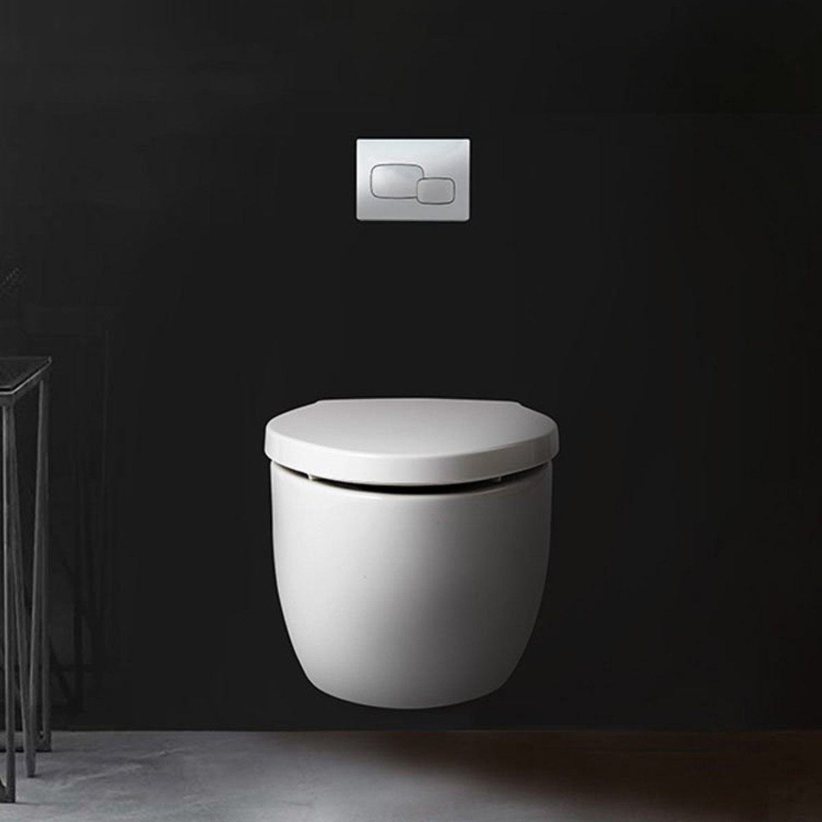 科勒挂壁马桶隐藏式水箱小户型省空间壁挂座便器18609