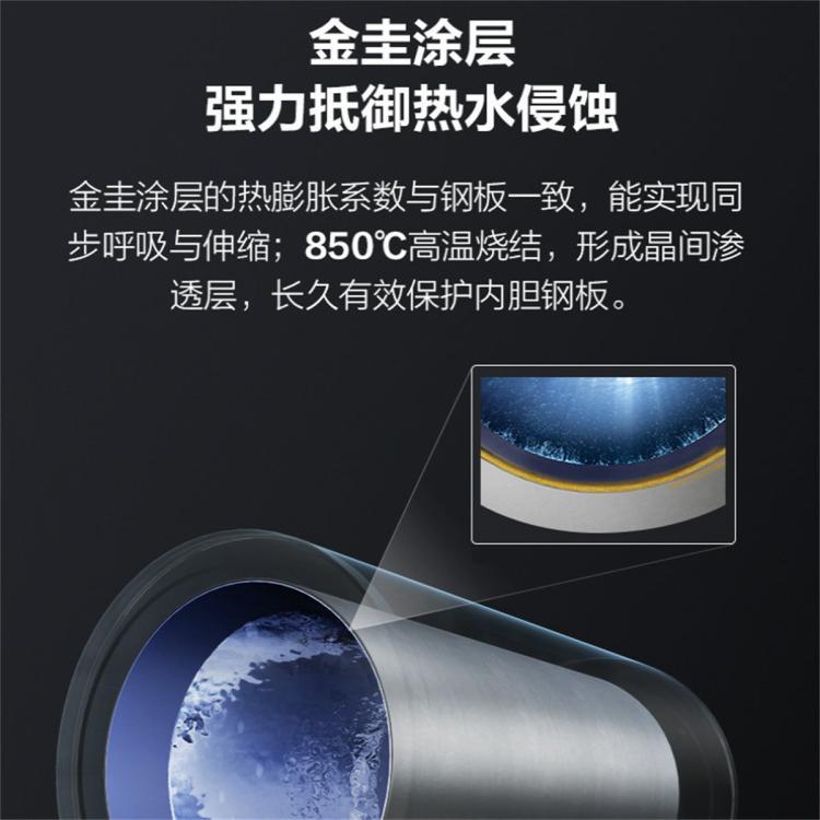 A.O.SMITH 史密斯电热水器家用洗澡60升80升60升短款VTP 智能操控 速热