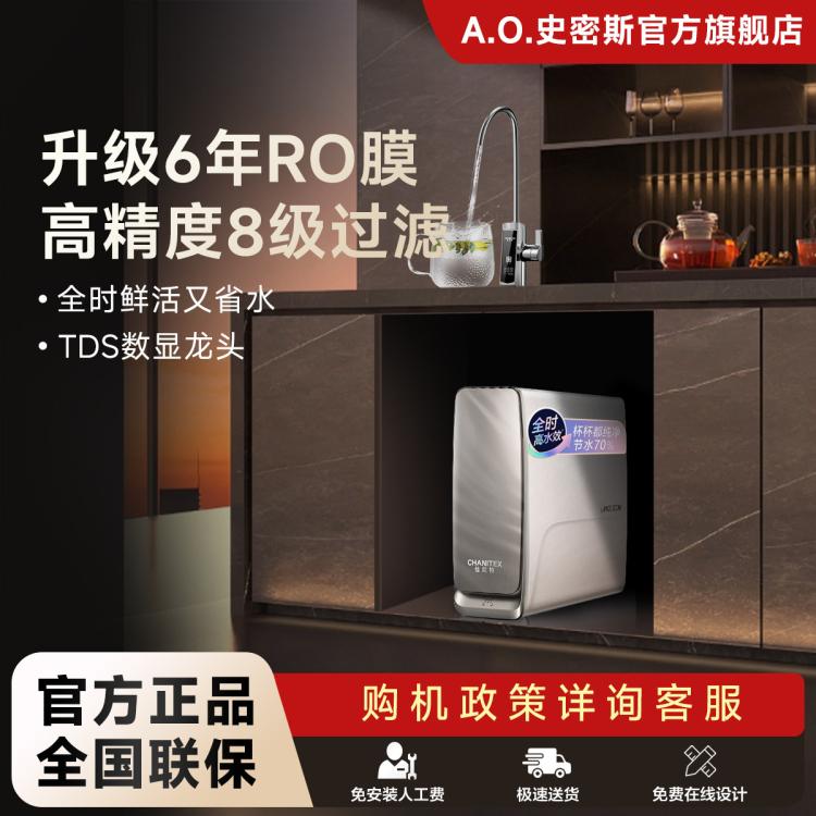 佳尼特 史密斯佳尼特净水器厨下净饮机专利6年RO膜全时高水效CR2800AE1
