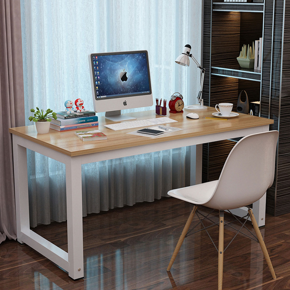 台式电脑桌家用简约现代笔记本电脑桌简易书桌书法写字台办公桌