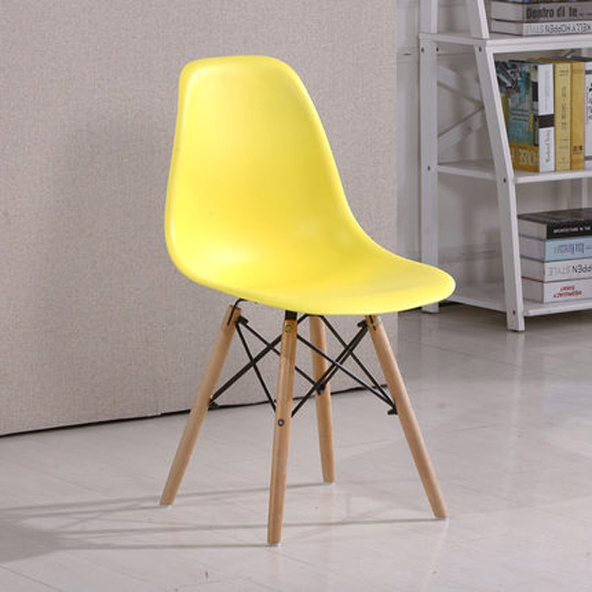 北欧椅子现代简约餐椅家用化妆靠背凳子ins伊姆斯懒人书桌椅