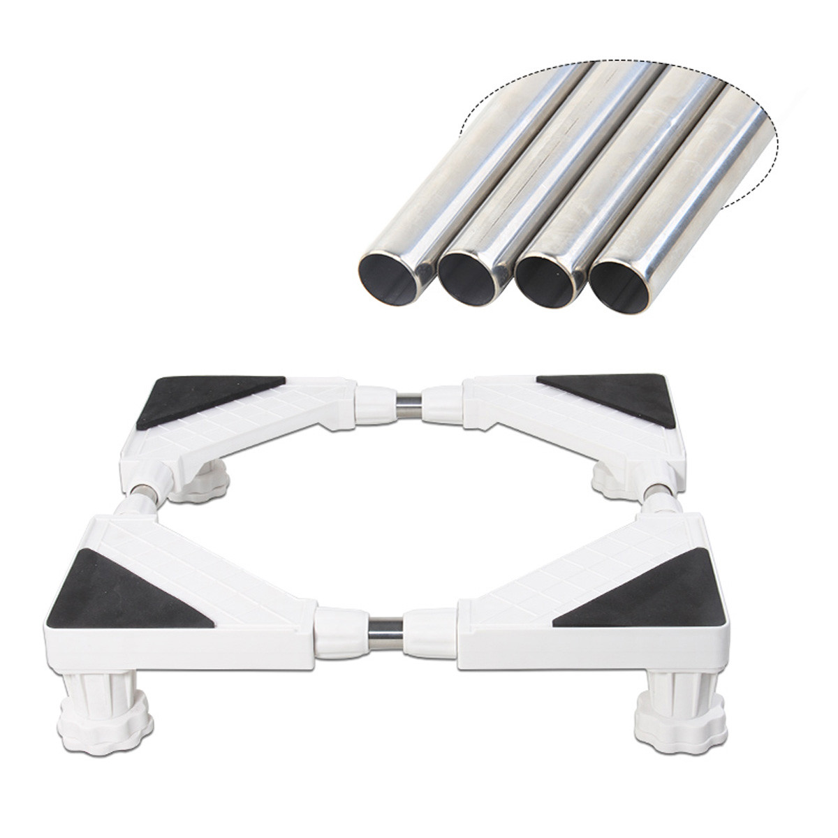 洗衣机底座固定移动架冰箱空调垫架伸缩移动托盘架子通用款置物架