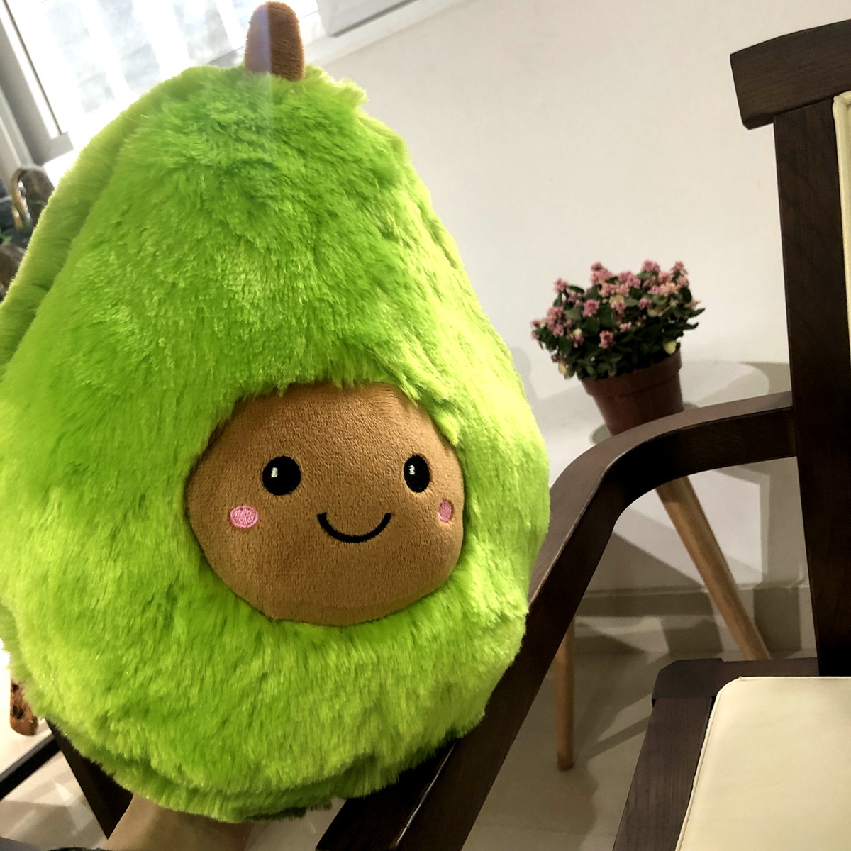 爱冰清爱冰清 牛油果抱枕创意生日礼物女卡通萌毛绒玩具布娃娃可爱公