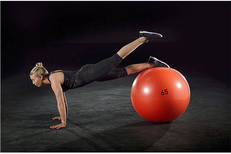 运动户外瑜伽球健身球训练腰部球瑜伽辅助妊娠球65cm75cm