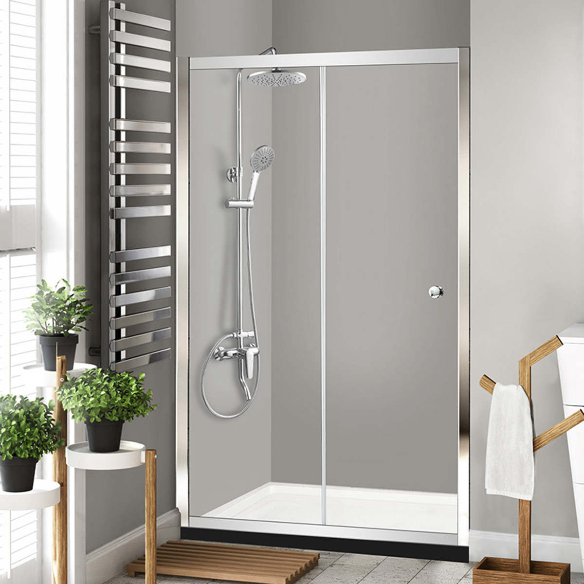 【包安装】九牧整体浴室淋浴房隔断干湿分离浴室一体式m1e21系列