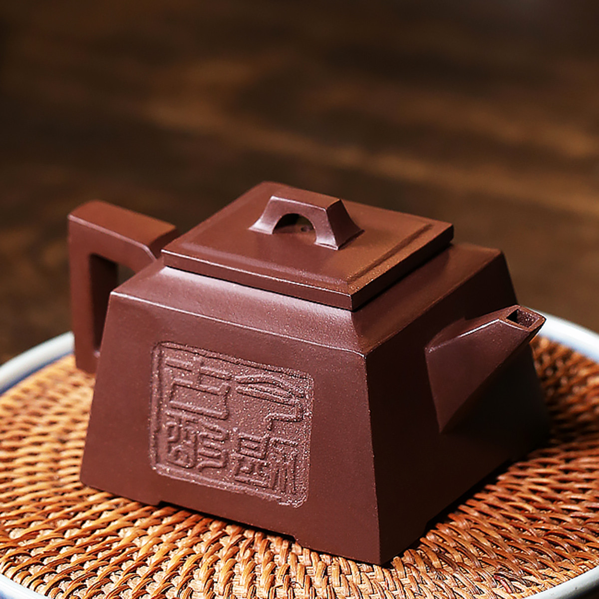 名家方艳玲紫泥升方紫砂壶宜兴原矿全手工茶具套装泡茶壶收藏证书