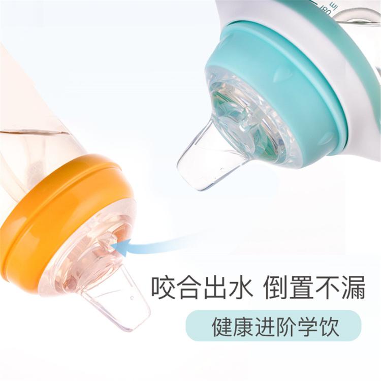 安配 一体吸鸭嘴手柄适配贝亲奶瓶鸭嘴5.0奶瓶贝亲二代鸭嘴配吸管刷