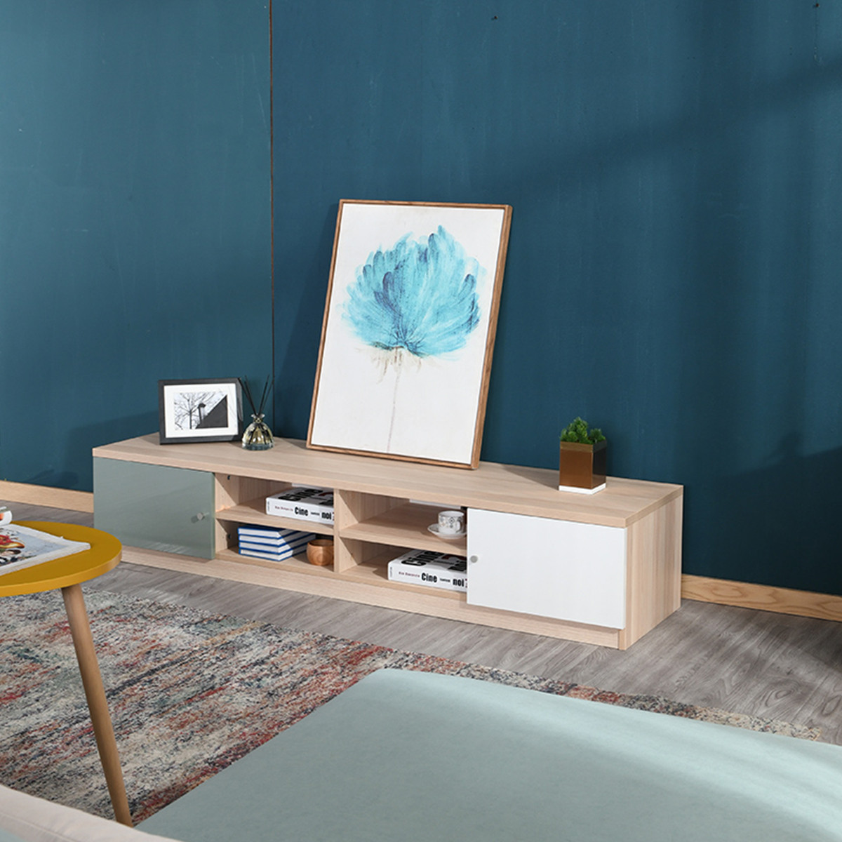 轻北欧客厅电视柜 现代简约木质电视柜低柜储物柜