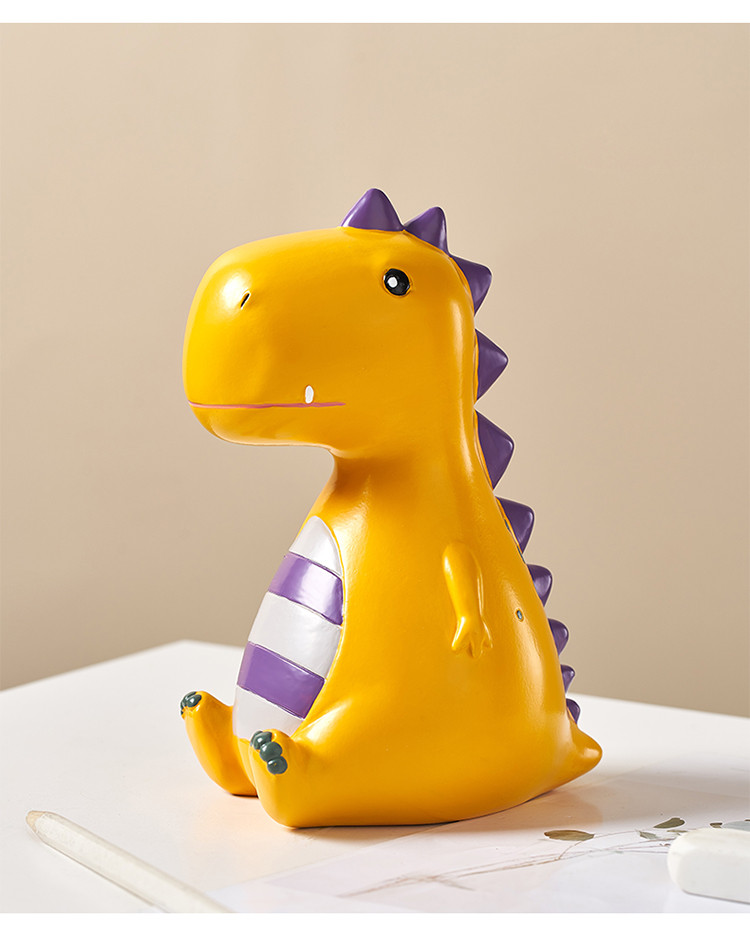 创意q版恐龙小摆件可爱女生宿舍儿童房间桌面装饰摆设生日礼物