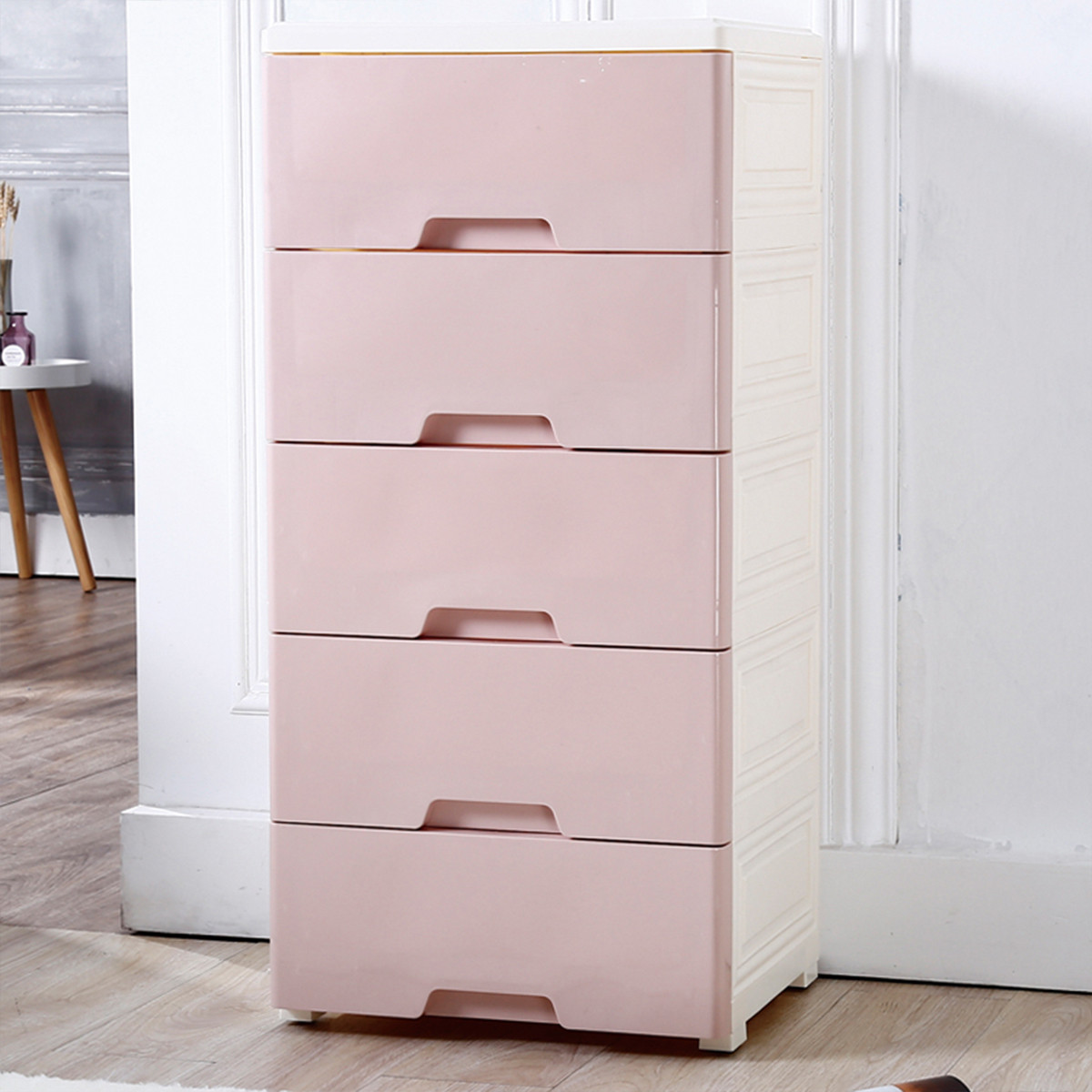 【42面宽】马卡龙多功能省空间塑料高档抽屉式储物柜儿童成人办公室